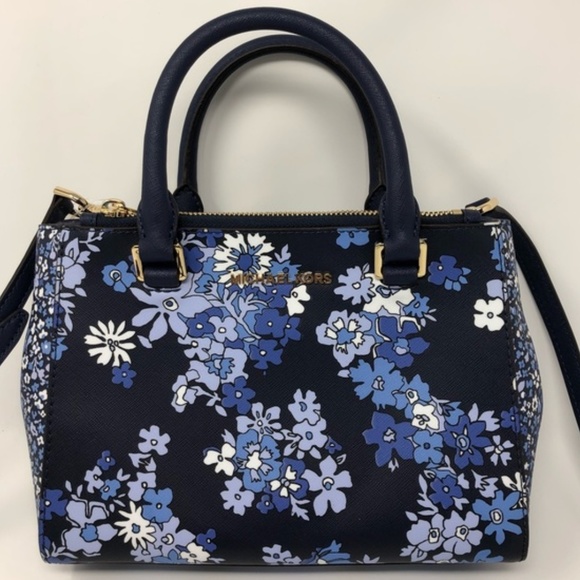 NWT Michael Kors XS Floral Satchel/Crossbody - Picture 2 of 8